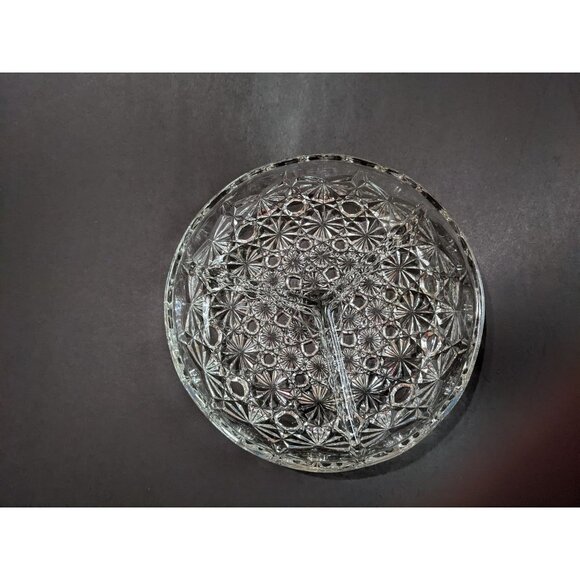 Imperial Galls Daisy and buttons divided relish tray serving dish 7.5 in Holi - Picture 11 of 11